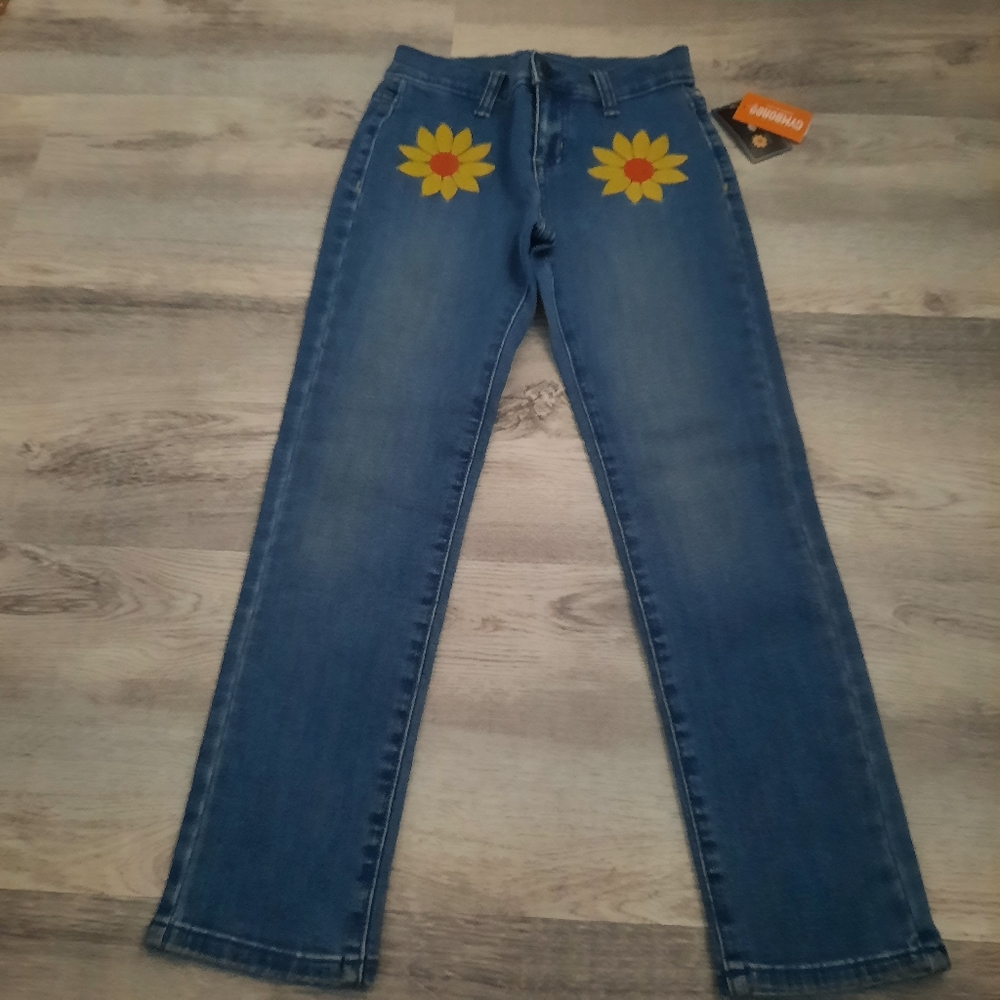 Gymboree Flower Jeans
